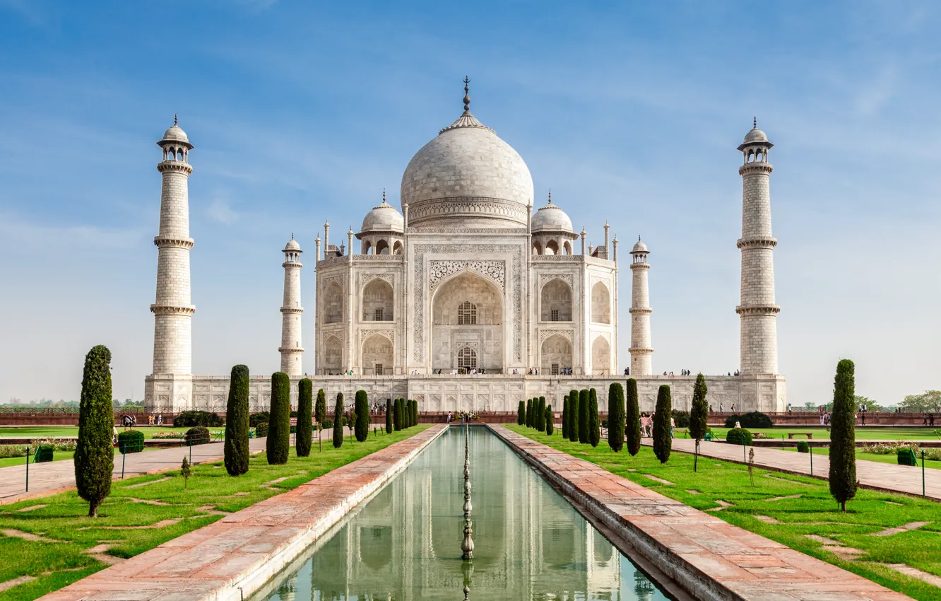 Wallpaper castle, India, monument, temple, Taj Mahal, The Taj Mahal, Agra,  India, casstle, Uttar, Pradesh images for desktop, section город - download