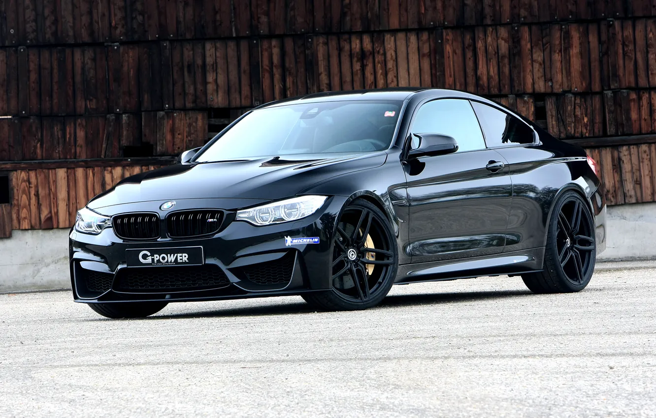 Photo wallpaper BMW, coupe, BMW, G-Power, Black, Coupe, F82