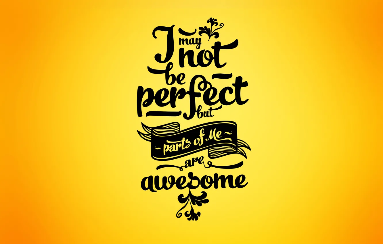 Wallpaper typography, minimalism, Yellow, awesome, cool ...