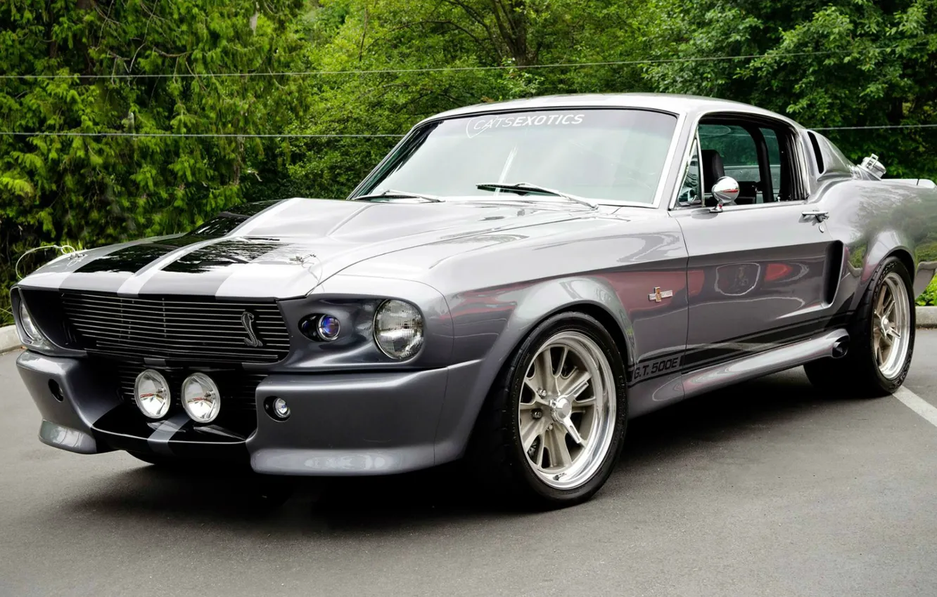 Photo wallpaper Mustang, Ford, Shelby, Ford, Mustang, Eleanor, GT 500, Muscle car, '1967, Beautiful car, Gone in …