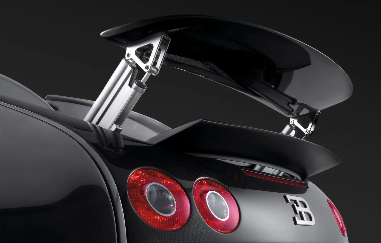 Photo wallpaper Bugatti, Veyron, spoiler