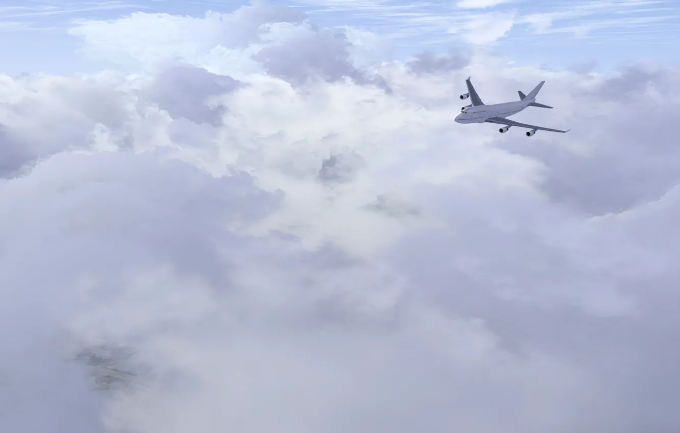 Wallpaper sky, airplane, aviation images for desktop, section авиация -  download