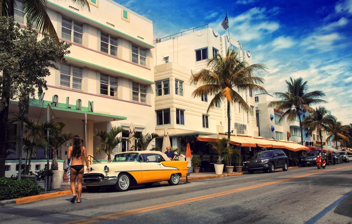 Wallpaper Home, Miami, FL, Building, USA, America, Miami, Florida, Vice  City, Vice City, Ocean Drive images for desktop, section город - download