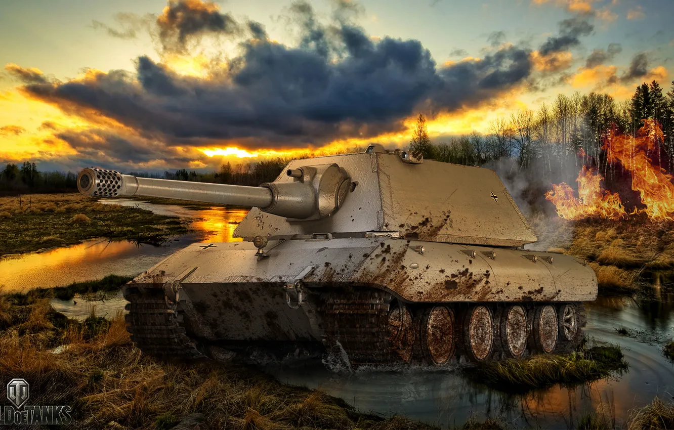Photo wallpaper game, weapons, game, weapon, world of tanks, world of tanks, tank, E-100