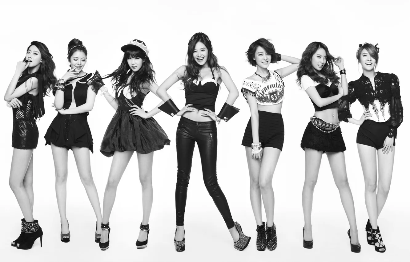 Wallpaper Music Girls Rainbow Asian Girls South Korea
