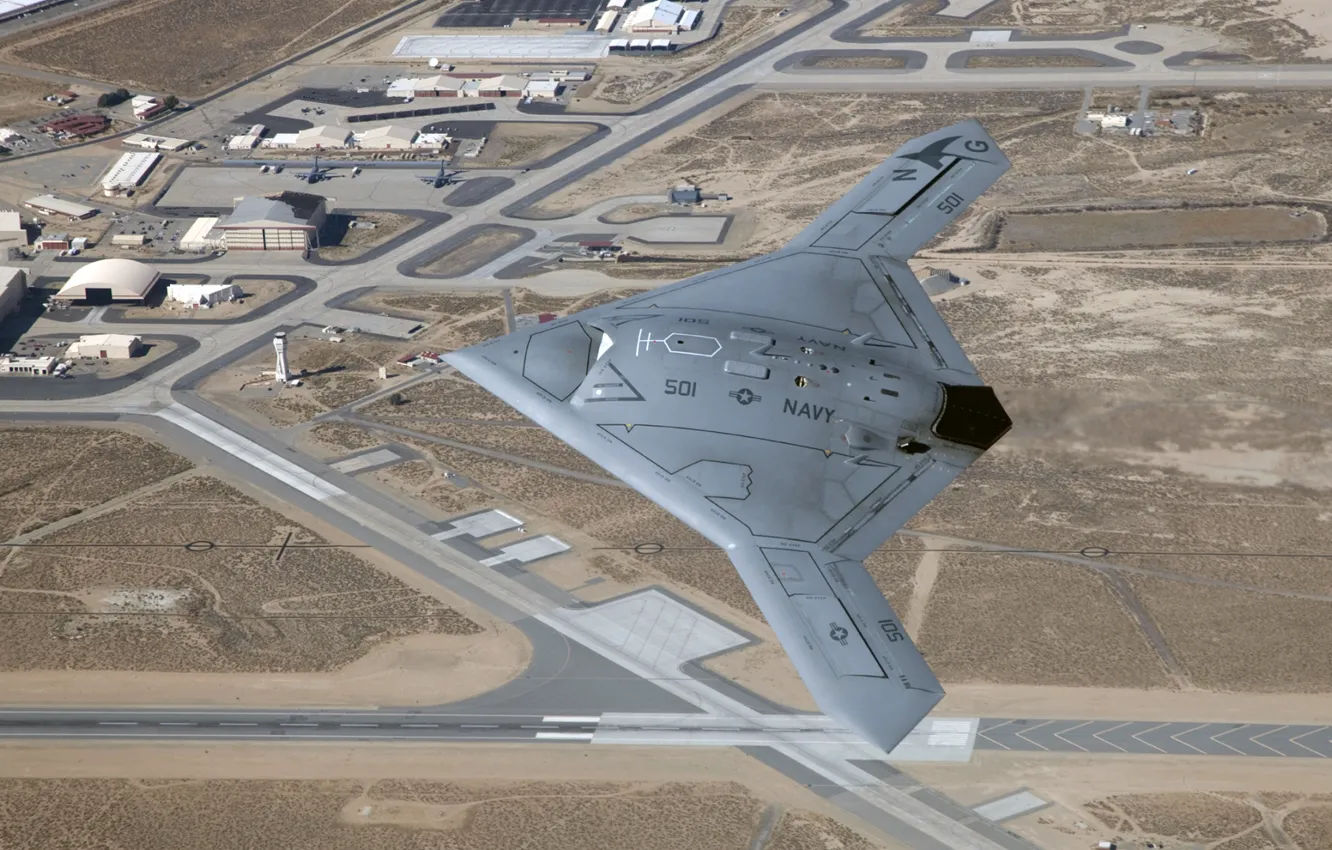 Wallpaper Usa Northrop Grumman Uav Pegasus X 47b Unmanned Combat Aircraft Images For Desktop Section Aviaciya Download