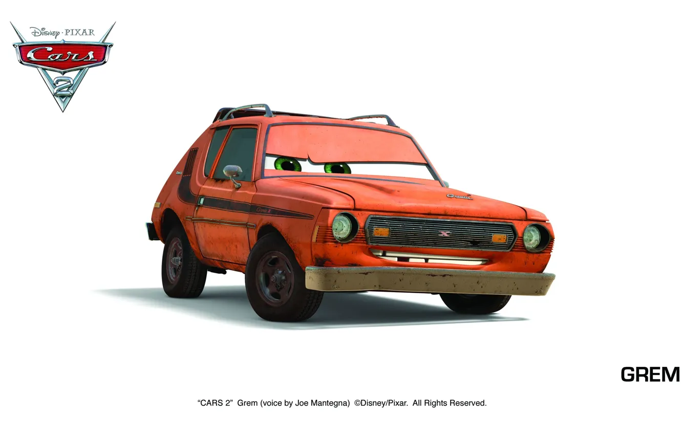 Photo wallpaper pixar, cars, cars 2, cars 2, grem