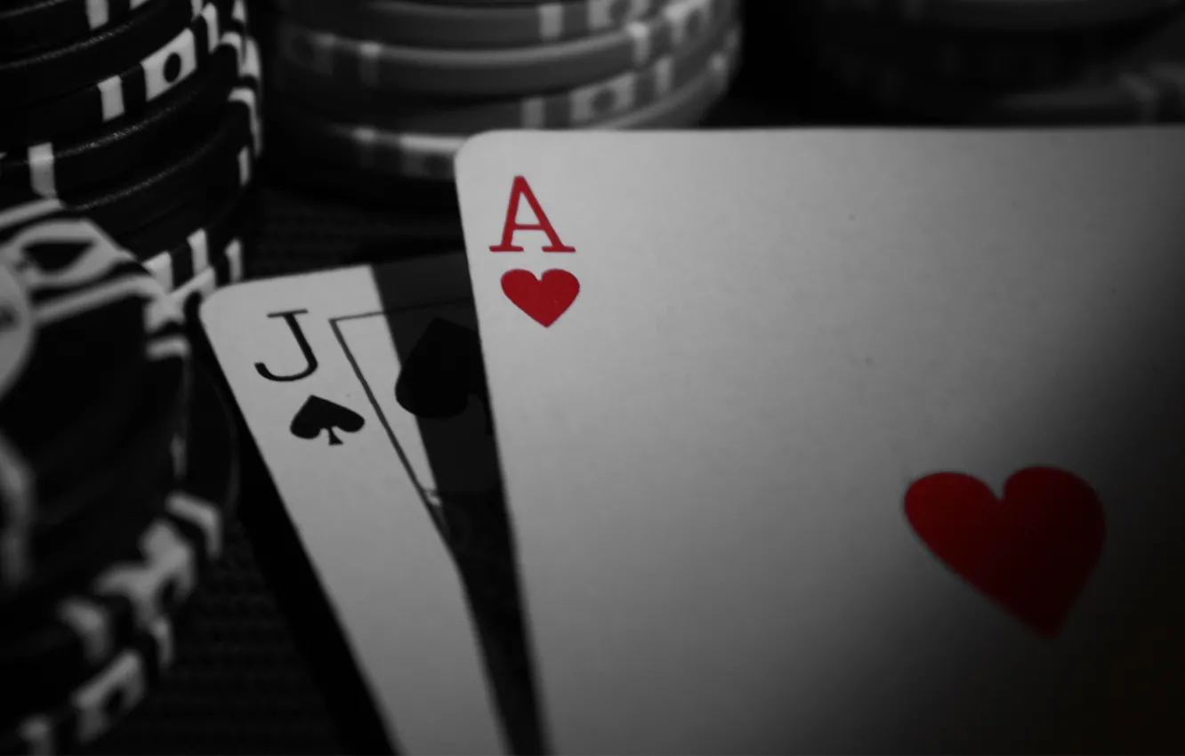 Wallpaper Macro Chips Casino Playing Cards Blackjack Blackjack Images For Desktop Section Raznoe Download