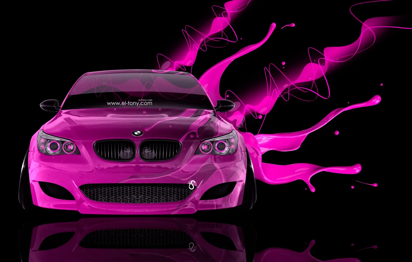 Wallpaper Black Pink Bmw Pink Bmw Wallpaper Background Car Photoshop Style Wallpapers Effects 2014 Glamour El Tony Cars Tony Kokhan Images For Desktop Section Bmw Download