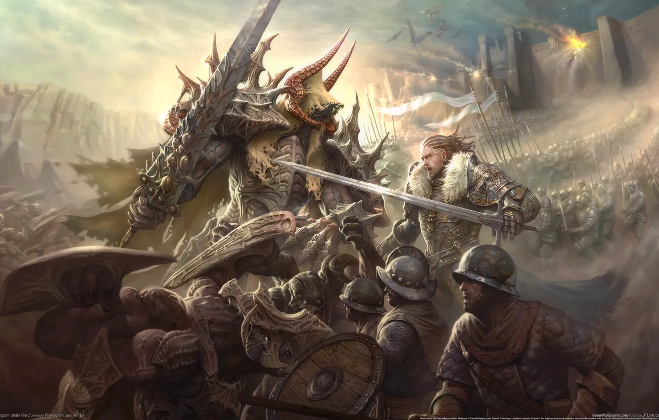 Wallpaper war, sword, armor, battle, fantasy images for desktop, section  фантастика - download