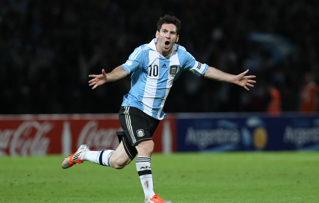 Wallpaper football, Argentina, goal, football, Lionel Messi, Leopard, team,  Messi, Striker, LEO images for desktop, section спорт - download