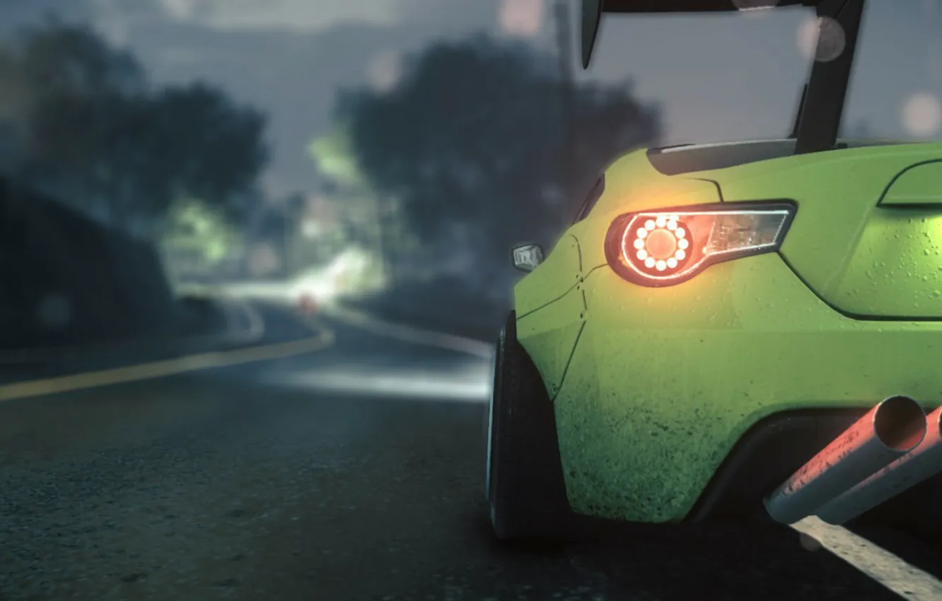 Wallpaper Green Need For Speed Subaru Brz Sport Car Images For Desktop Section Igry Download