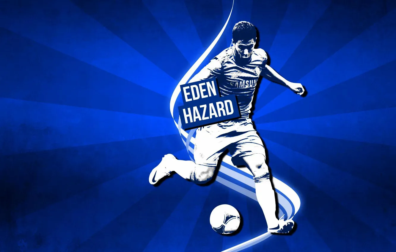 Photo wallpaper Blues, Chelsea FC, Chelsea FC, Eden Hazard