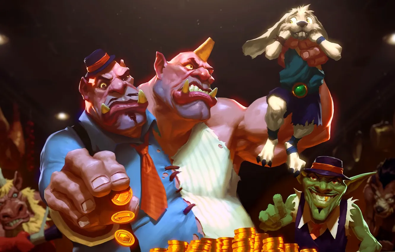 Wallpaper Wow Ogre Hearthstone Hearthstone Heroes Of Warcraft Gadgetzan Images For Desktop Section Igry Download