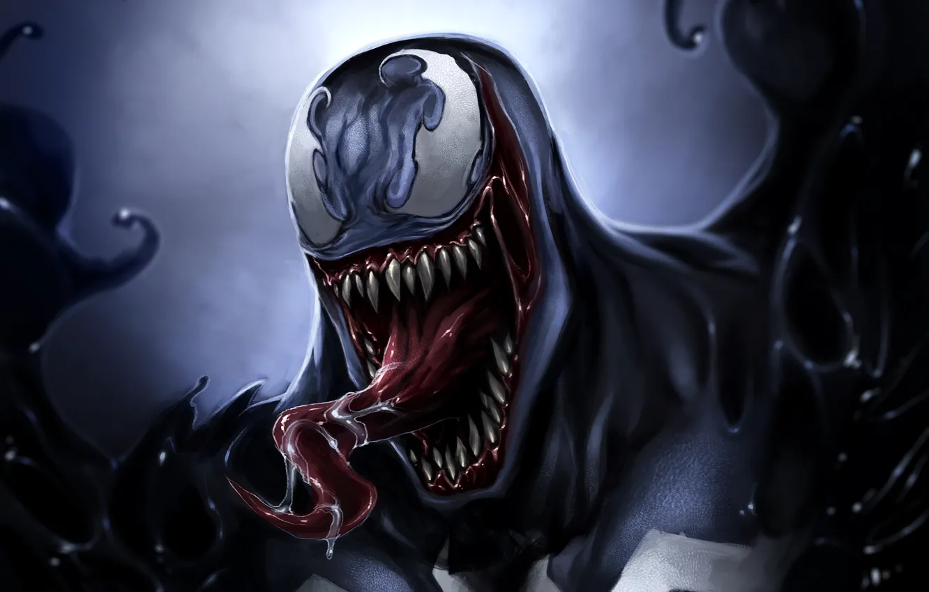 Photo wallpaper language, Venom, Eddie Brock, Symbiote