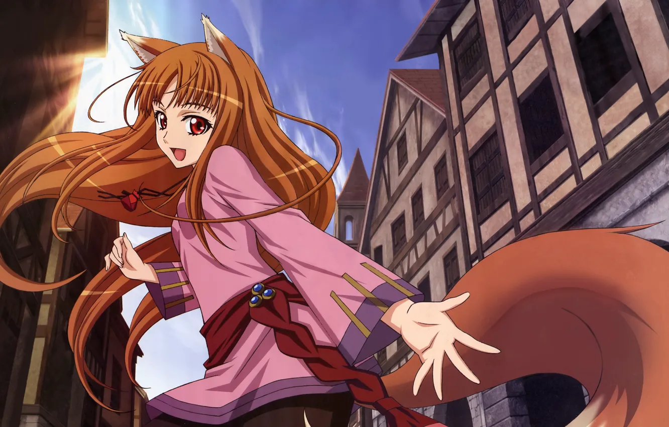 Photo wallpaper home, Horo, Spice and Wolf, Holo