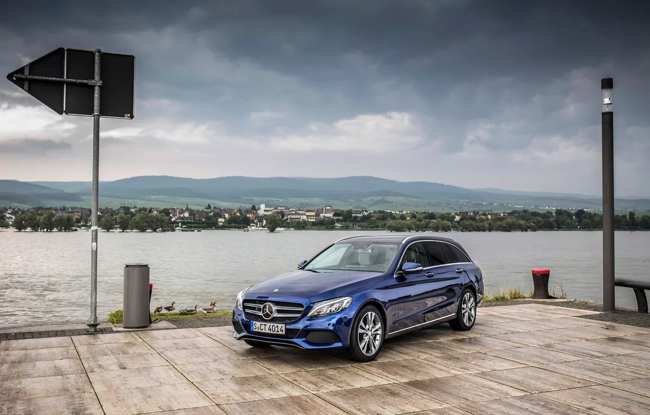 Photo wallpaper Mercedes-Benz, 2014, C250, Estate-Avantgarde